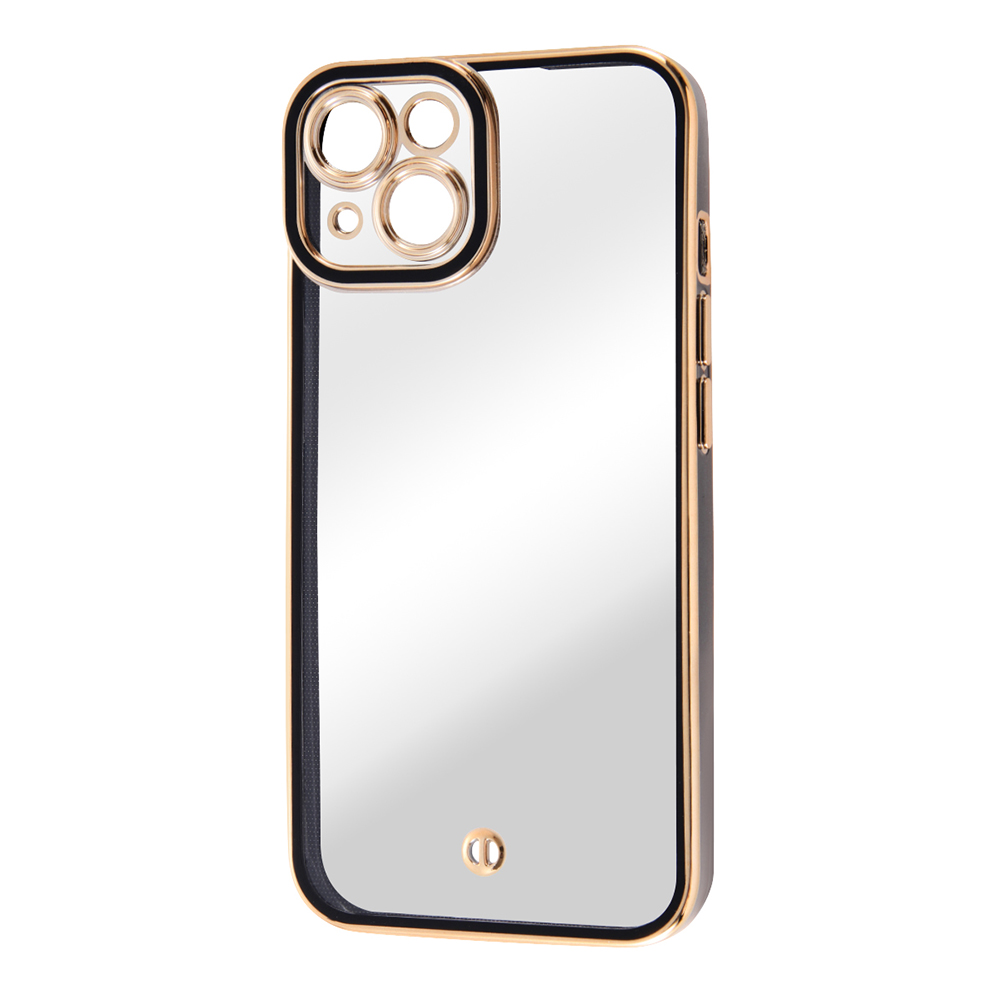 iPhone 14 TPUソフトケース メタリック Cleour/ブラック/ゴールド